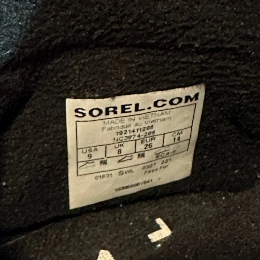 Sorel Waterproof Brown Winter Snow Boots Toddler 9 Classic